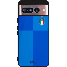 Google Pixel 8 Case Hülle - Silikon schwarz Italien 2022 personalisierbares Fußballtrikot