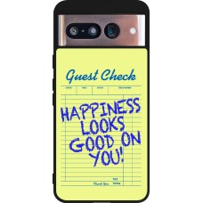 Coque Google Pixel 8 - Silicone rigide noir Guest check 2026