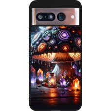 Google Pixel 8 Case Hülle - Silikon schwarz Halloween Zaubertrank Magie