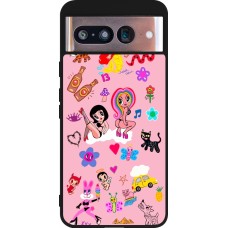 Coque Google Pixel 8 - Silicone rigide noir Karol G La Bichota Manana Sera Bonito