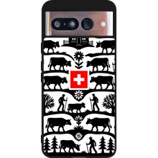 Google Pixel 8 Case Hülle - Silikon schwarz Poya Schweiz 3