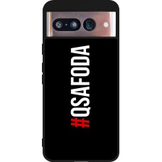 Google Pixel 8 Case Hülle - Silikon schwarz Qsafoda 1