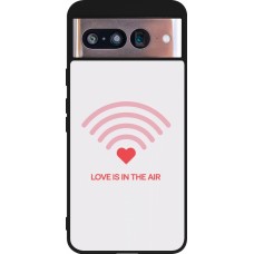 Google Pixel 8 Case Hülle - Silikon schwarz Saint Valentines Day 26 Love is in the air