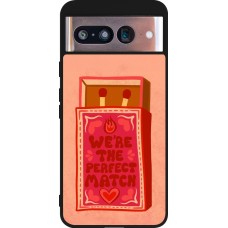 Google Pixel 8 Case Hülle - Silikon schwarz Saint Valentines Day 26 Perfect Match