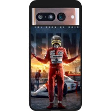 Google Pixel 8 Case Hülle - Silikon schwarz Senna The King of Rain