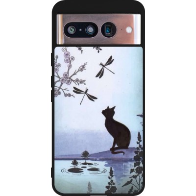 Google Pixel 8 Case Hülle - Silikon schwarz Spring 19 12
