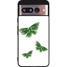 Google Pixel 8 Case Hülle - Silikon schwarz Butterflies Spring 2026