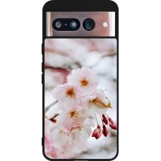 Google Pixel 8 Case Hülle - Silikon schwarz Cherry tree Spring 2026