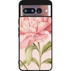Coque Google Pixel 8 - Silicone rigide noir Just Bloom Spring 2026