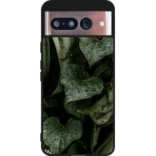 Google Pixel 8 Case Hülle - Silikon schwarz Spring 23 fresh plants