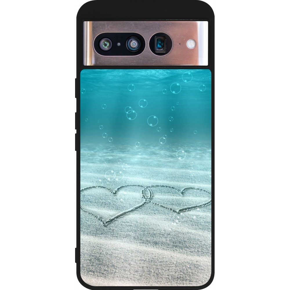 Google Pixel 8 Case Hülle - Silikon schwarz Summer 18 19