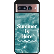 Coque Google Pixel 8 - Silicone rigide noir Summer 2025 Summer is here