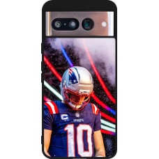 Coque Google Pixel 8 - Silicone rigide noir Super Bowl 26 Patriots 3
