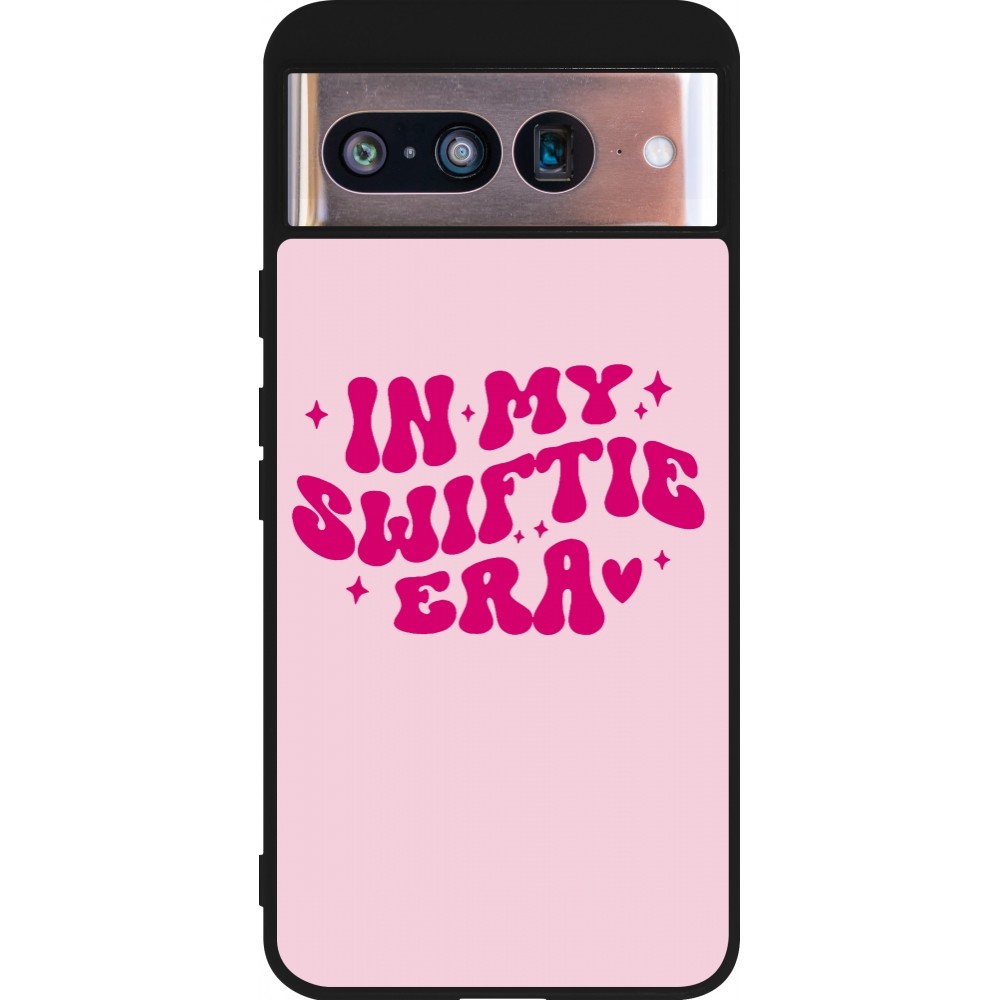 Coque Google Pixel 8 - Silicone rigide noir Taylor Swift In My Swiftie Era - Pink