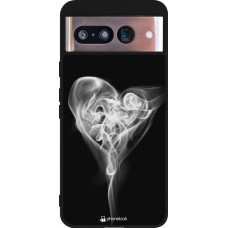 Google Pixel 8 Case Hülle - Silikon schwarz Valentine 2022 Black Smoke