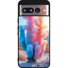 Google Pixel 8 Case Hülle - Silikon schwarz Artificial vegetation 2025