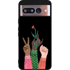 Coque Google Pixel 8 - Silicone rigide noir Womens day 2026 2