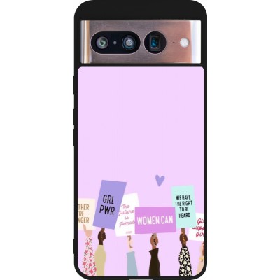 Google Pixel 8 Case Hülle - Silikon schwarz Womens day 2026 9