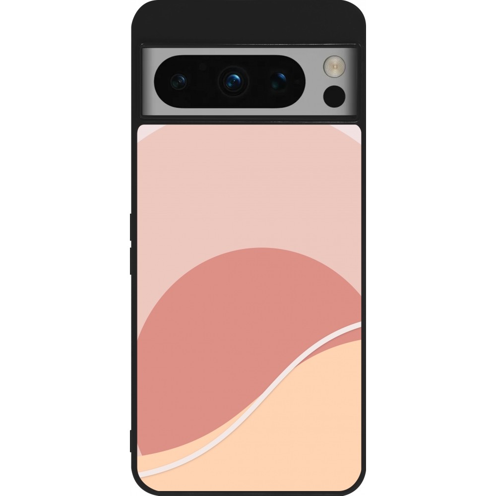 Google Pixel 8 Pro Case Hülle - Silikon schwarz Autumn 22 abstract sunrise