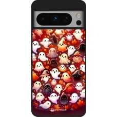 Google Pixel 8 Pro Case Hülle - Silikon schwarz Gespenster Herbst niedlich