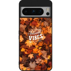 Google Pixel 8 Pro Case Hülle - Silikon schwarz Autumn 25 Autumn vibes