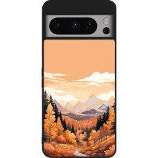 Google Pixel 8 Pro Case Hülle - Silikon schwarz Autumn 25 Mountains