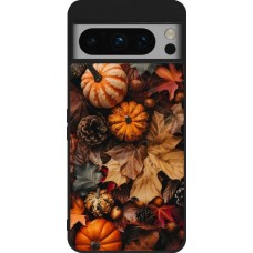Google Pixel 8 Pro Case Hülle - Silikon schwarz Autumn 25 Pumpkin