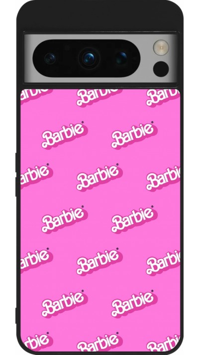 Google Pixel 8 Pro Case Hülle - Silikon schwarz Barbie Pattern