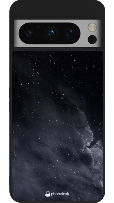 Google Pixel 8 Pro Case Hülle - Silikon schwarz Black Sky Clouds