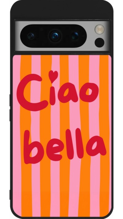 Coque Google Pixel 8 Pro - Silicone rigide noir Bye Bella 2026