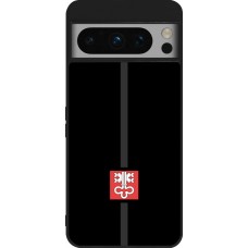 Google Pixel 8 Pro Case Hülle - Silikon schwarz Kanton NW schwarz