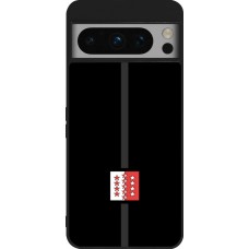 Google Pixel 8 Pro Case Hülle - Silikon schwarz Kanton VS schwarz
