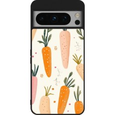 Google Pixel 8 Pro Case Hülle - Silikon schwarz Easter 2026 Illustration carrots