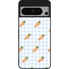 Google Pixel 8 Pro Case Hülle - Silikon schwarz Easter 2026 Pattern carrots