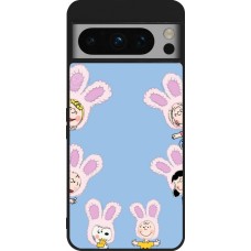 Google Pixel 8 Pro Case Hülle - Silikon schwarz Easter 2026 Snoopy