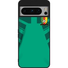 Coque Google Pixel 8 Pro - Silicone rigide noir Maillot de football Cameroun 2022 personnalisable