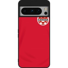 Google Pixel 8 Pro Case Hülle - Silikon schwarz Kanada 2022 personalisierbares Fussballtrikot