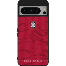 Google Pixel 8 Pro Case Hülle - Silikon schwarz Südkorea 2026 personalisierbares Fussballtrikot