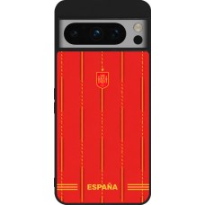 Google Pixel 8 Pro Case Hülle - Silikon schwarz Spanien 2026 personalisierbares Fussballtrikot