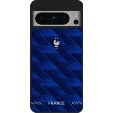 Coque Google Pixel 8 Pro - Silicone rigide noir Maillot de football France 2026 personnalisable