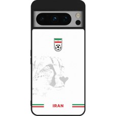 Coque Google Pixel 8 Pro - Silicone rigide noir Maillot de football Iran 2026 personnalisable