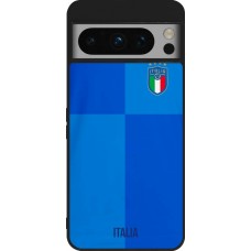 Google Pixel 8 Pro Case Hülle - Silikon schwarz Italien 2022 personalisierbares Fußballtrikot