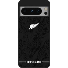 Coque Google Pixel 8 Pro - Silicone rigide noir Maillot de football Nouvelle-Zélande 2026 personnalisable