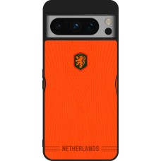 Coque Google Pixel 8 Pro - Silicone rigide noir Maillot de football Pays-Bas 2026 personnalisable