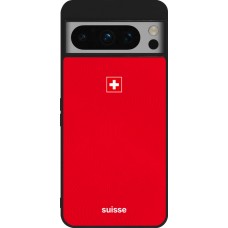 Google Pixel 8 Pro Case Hülle - Silikon schwarz Schweiz 2026 personalisierbares Fussballtrikot