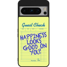 Coque Google Pixel 8 Pro - Silicone rigide noir Guest check 2026