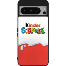 Google Pixel 8 Pro Case Hülle - Silikon schwarz Kinder Surprise