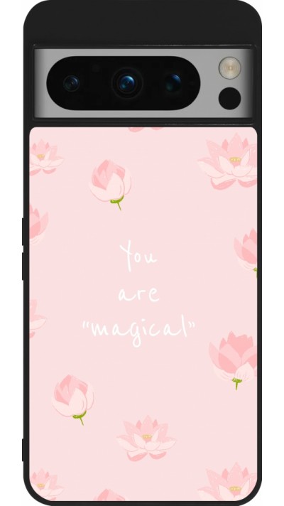 Google Pixel 8 Pro Case Hülle - Silikon schwarz Mom 2023 your are magical
