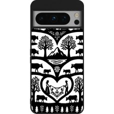 Coque Google Pixel 8 Pro - Silicone rigide noir Poya Suisse 2