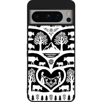 Google Pixel 8 Pro Case Hülle - Silikon schwarz Poya Schweiz 2 schwarz